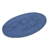 Термоаппликация, овал Sport wear, 4.8х8.5cм, т.синий (5477 Б) - Термоаппликация, овал Sport wear, 4.8х8.5cм, т.синий (5477 Б)