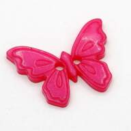 Пуговица, бабочка, 22х17мм, 2 отверстия, пластик, 7шт - Пуговица, бабочка, 22х17мм, 2 отверстия, пластик, 7шт