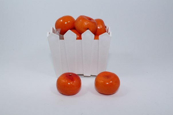 Мандарин, 2.3х3.5см, пенопл, 9шт (А8337)