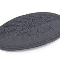 Термоаппликация, овал Power team 8.5х5см, черный (01590) - Термоаппликация, овал Power team 8.5х5см, черный (01590)