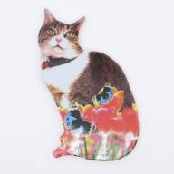 Магнит, кошка 9х5см, пластик (А9531) - Магнит, кошка 9х5см, пластик (А9531)