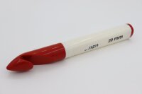 Крючок для вязания, d20мм, 17.5см, двухцветный, пластик (Е6233)